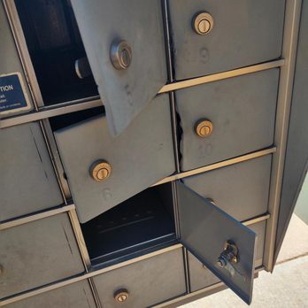 US Post Office - The 3rd time in three months, note the boxes on right - Post Offices Near Me - Aurora, Colorado
