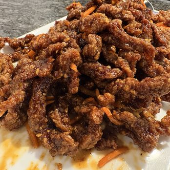 China Mama - Close-up of the crispy beef - Chinese Near Me - Las Vegas, Nevada