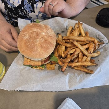 The Thirsty Mule - Hottie Haddock Sandwich Special - Sports Bars Near Me - Oakland, Maine The Thirsty Mule - Hottie Haddock Sandwich Special - Sports Bars Near Me - Oakland, Maine