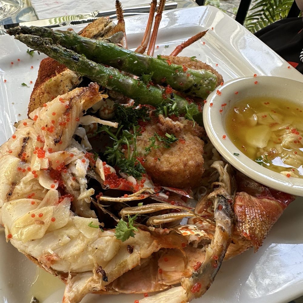 Amalia Cafe - Crab stuffed lobster - Spanish Near Me - St Thomas, Virgin Islands Amalia Cafe - Crab stuffed lobster - Spanish Near Me - St Thomas, Virgin Islands