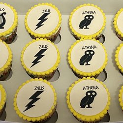 Frosted Flavors - Greek mythology themed cupcakes.