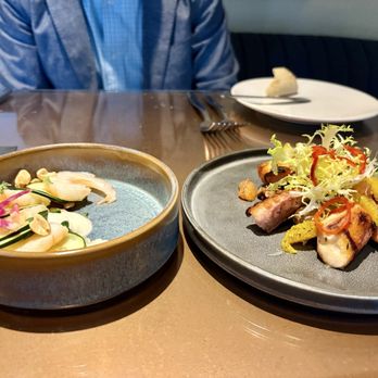 Vintage Restaurant & Pub - Chilled Thai shrimp and seared octopus - New American Near Me - Orange, Virginia Vintage Restaurant & Pub - Chilled Thai shrimp and seared octopus - New American Near Me - Orange, Virginia