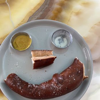 Vessel Restaurant - Having fun with my pretzel - Bars Near Me - San Diego, California Vessel Restaurant - Having fun with my pretzel - Bars Near Me - San Diego, California