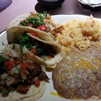 Olvera's Restaurant - Three taco plate - Mexican Near Me - Ridgecrest, California Olvera's Restaurant - Three taco plate - Mexican Near Me - Ridgecrest, California
