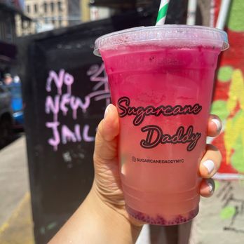 Sugarcane Daddy - Regular sized sugarcane juice + red dragonfruit purée ($8) - Juice Bars & Smoothies Near Me - New York, New York Sugarcane Daddy - Regular sized sugarcane juice + red dragonfruit purée ($8) - Juice Bars & Smoothies Near Me - New York, New York