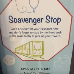 St. Louis Children’s Specialty Care Center - Behind the welcome desk & snack kiosk