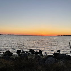 Marshallberg Picnic Area - Sunset view from the park.