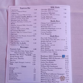 Delicioso Bistro - Menu page 3 - Diners Near Me - Modesto, California