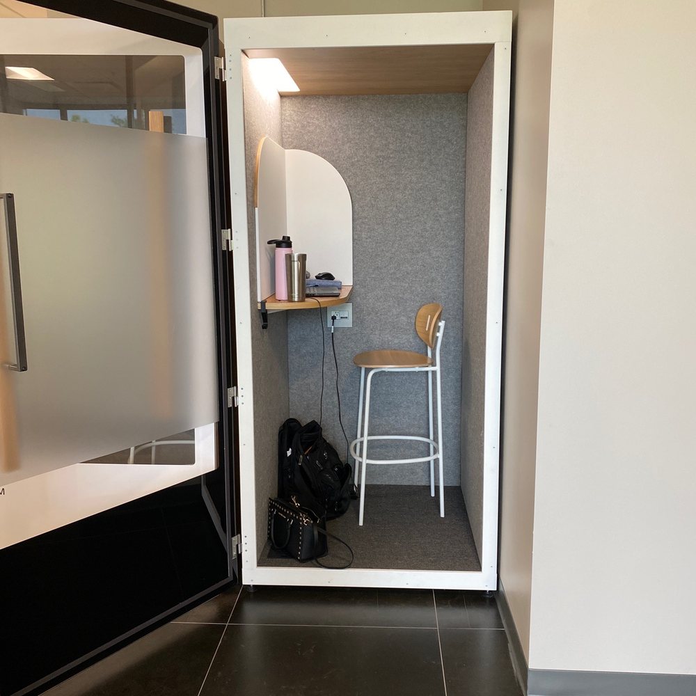 Park Hill Coworking - My personal sanctuary, The soundproof booth that's always available?! - Shared Office Spaces Near Me - Denver, Colorado Park Hill Coworking - My personal sanctuary, The soundproof booth that's always available?! - Shared Office Spaces Near Me - Denver, Colorado