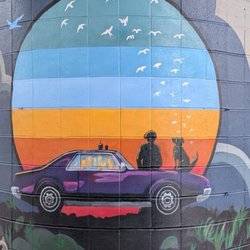 Doodle Drive-in - Doodle's mural