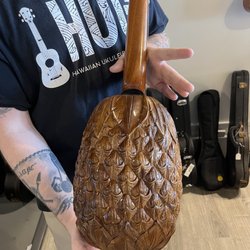 Hawaiian Ukulele & Guitar - Hand carved