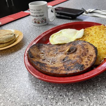 Kristi’s 50’s Cafe - Ham & eggs with hashbrowns and an English muffin. - Breakfast & Brunch Near Me - Lebanon, Oregon Kristi’s 50’s Cafe - Ham & eggs with hashbrowns and an English muffin. - Breakfast & Brunch Near Me - Lebanon, Oregon