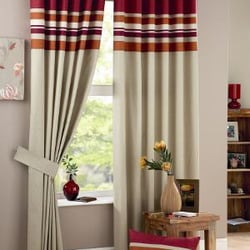 Chiltern Mills - Boston curtains in spice