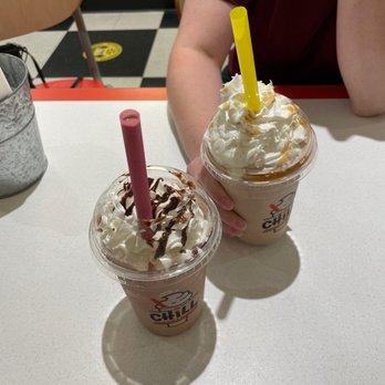 Chill...The Milkshake Bar - made my own and a german chocolate with brownie - Ice Cream & Frozen Yogurt Near Me - Spring, Texas Chill...The Milkshake Bar - made my own and a german chocolate with brownie - Ice Cream & Frozen Yogurt Near Me - Spring, Texas