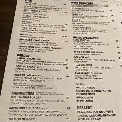 Menu photo 2 Ballantine Willoughby, OH