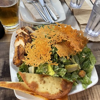 Barleymash - Chicken Cesar salad. Good amount of salad dressing. I hate salads with too much dressing. - Sports Bars Near Me - San Diego, California Barleymash - Chicken Cesar salad. Good amount of salad dressing. I hate salads with too much dressing. - Sports Bars Near Me - San Diego, California