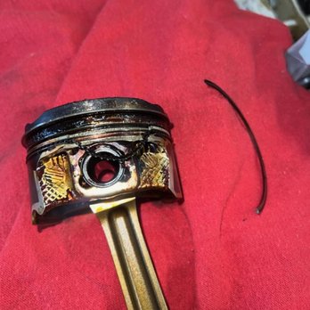 Mark Christopher Auto Center - Burned up piston #1 - Car Dealers Near Me - Ontario, California