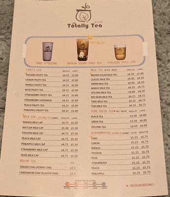 Menu photo 2 Totally Tea Novi, MI Menu photo 2 Totally Tea Novi, MI