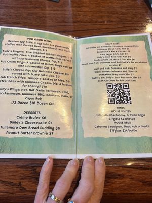 Menu photo 2 Sully's Irish Pub Medina, OH