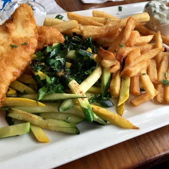 Bluewater Boathouse Seafood Restaurant Coronado - Fish, chips and veggies - Seafood Near Me - Coronado, California