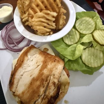 Islander Bar and Grill - Dry unseasoned jerk mahi sandwich and cold fries $23 - Bars Near Me - Miami, Florida Islander Bar and Grill - Dry unseasoned jerk mahi sandwich and cold fries $23 - Bars Near Me - Miami, Florida