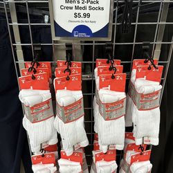 Goodwill Northern Michigan - Gaylord - Men's white socks