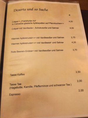 Menu photo 4 Zum Feuerrädchen Frankfurt, HE