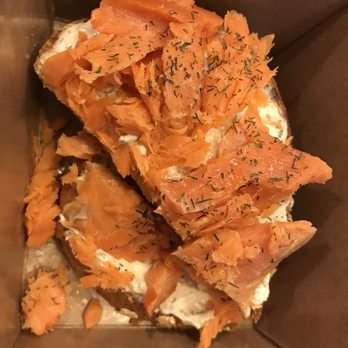 Basecamp Books & Bites - Salmon toast - Bookstores Near Me - Roslyn, Washington
