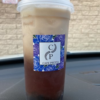 Cafe Pruvia - Lavender milk tea with oat milk - Bubble Tea Near Me - Gardena, California Cafe Pruvia - Lavender milk tea with oat milk - Bubble Tea Near Me - Gardena, California