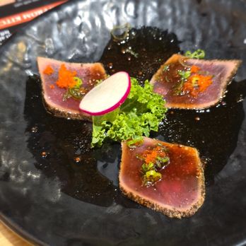 Kanji Sushi AYCE - Peppered steak tuna - Sushi Bars Near Me - West Springfield, Virginia Kanji Sushi AYCE - Peppered steak tuna - Sushi Bars Near Me - West Springfield, Virginia