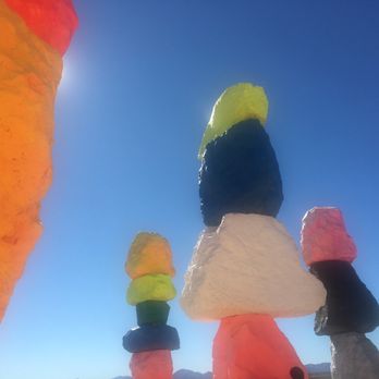 Seven Magic Mountains - Public Art Near Me - Las Vegas, Nevada Seven Magic Mountains - Public Art Near Me - Las Vegas, Nevada