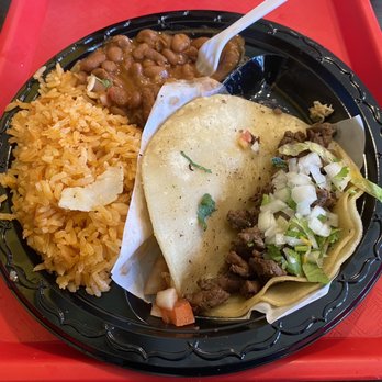 Taqueria Cinco De Mayo - Combo with 2 tacos. Already ate one. - Mexican Near Me - Olivehurst, California Taqueria Cinco De Mayo - Combo with 2 tacos. Already ate one. - Mexican Near Me - Olivehurst, California
