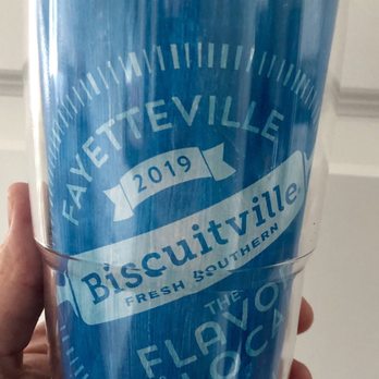 Biscuitville - A free Thermal mug given out the morning of opening day. A very nice gesture and good business! - Southern Near Me - Fayetteville, North Carolina