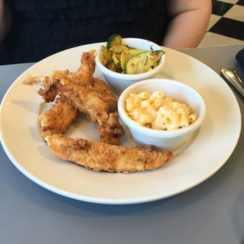 Dalrock Diner - Chicken tenders, mac and cheese and grilled veggies - American Near Me - Rowlett, Texas Dalrock Diner - Chicken tenders, mac and cheese and grilled veggies - American Near Me - Rowlett, Texas
