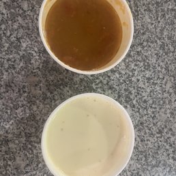 Queso and salsa Queso and salsa