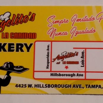 La Caridad Bakery - Business Card - Bakeries Near Me - Tampa, Florida