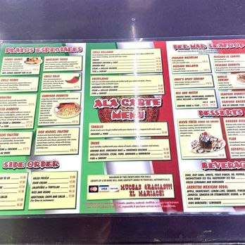 El Mariachi 2 - Menu - Mexican Near Me - Aiea, Hawaii