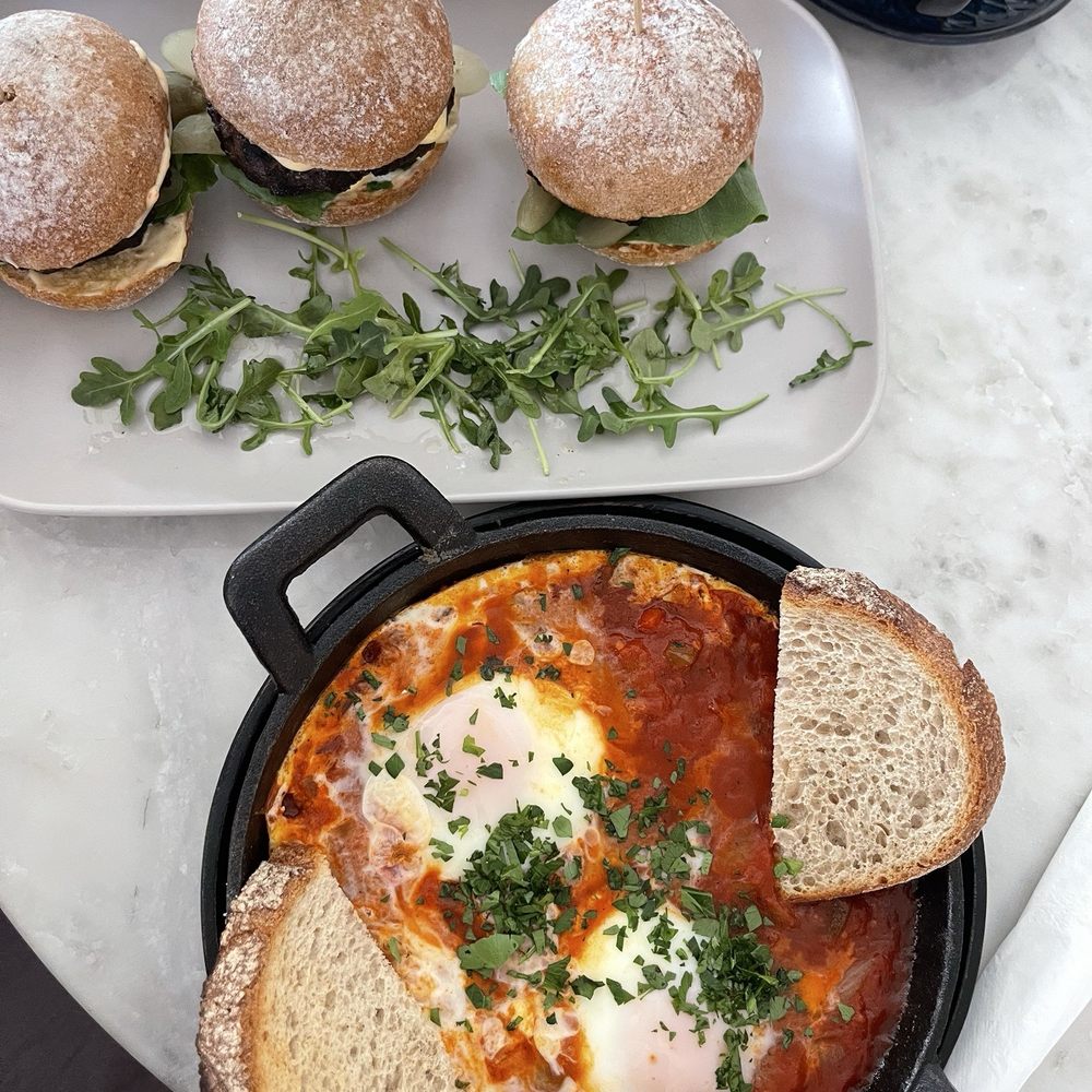 Shakshuka; Fora Beef Sliders Shakshuka; Fora Beef Sliders
