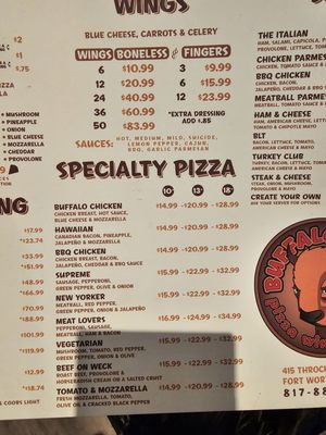 Menu photo 5 Buffalo Bros Sundance Fort Worth, TX