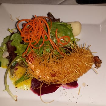 Chef Chai - Katafi shrimp salad. Signature preparation for the shrimp & it was perfect! - Asian Fusion Near Me - Honolulu, Hawaii