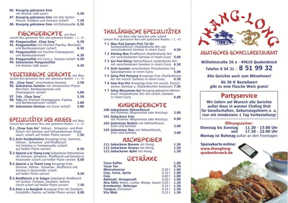 Menu photo 3 Thang-Long Quakenbrück, NI