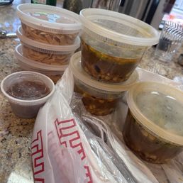 Tortilla soup, delivery style