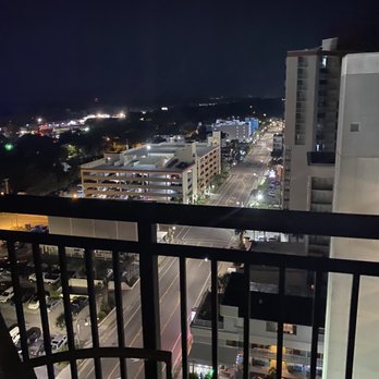 Anderson Ocean Club - Night time view on the balcony! - Hotels Near Me - Myrtle Beach, South Carolina Anderson Ocean Club - Night time view on the balcony! - Hotels Near Me - Myrtle Beach, South Carolina