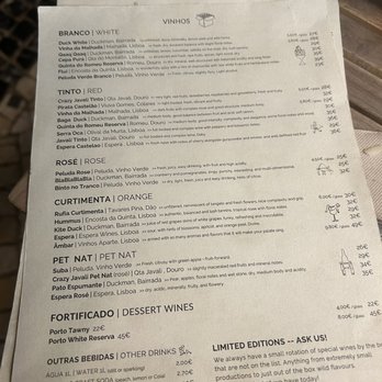 Travia Natural Wines & Food - Wine list 09/2023 - Wine Bars Near Me - Lagos, 08
