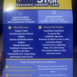 Little Star Pediatric Urgent Care - Flyer