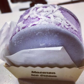 KoJa Kitchen - Ube Coconut ice cream macaroon - Japanese Near Me - San Francisco, California