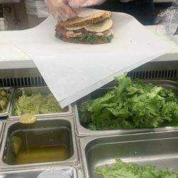 Lucky - BYO Turkey beef in sliced seeded wheat sourdough bread