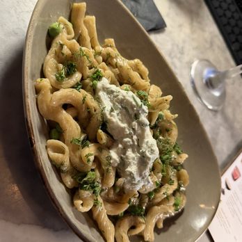 Brickfire - Garganelli was very good, but would have been great with grilled chicken or another protein. Bartender said no option to add a protein:/ - Sports Bars Near Me - Richmond, Virginia Brickfire - Garganelli was very good, but would have been great with grilled chicken or another protein. Bartender said no option to add a protein:/ - Sports Bars Near Me - Richmond, Virginia