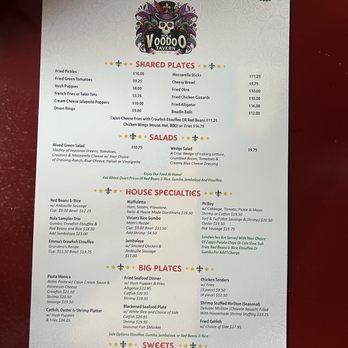 Nola Voodoo Tavern - Menu - Cafes Near Me - Denver, Colorado