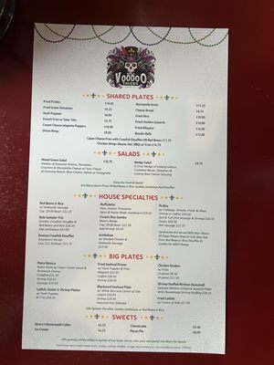 Menu photo 3 Nola Voodoo Tavern Denver, CO